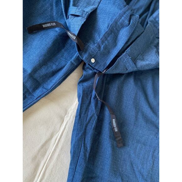 CARHARTT Rugged Flex Modern Fit Ripstop Straight Leg Pant 3XL Blue - Picture 4 of 6